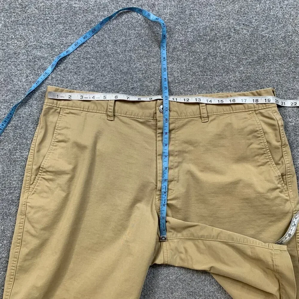 The North Face Shorts Mens 38 Scone Beige Cotton Stretch Chino Flat Front 10 in